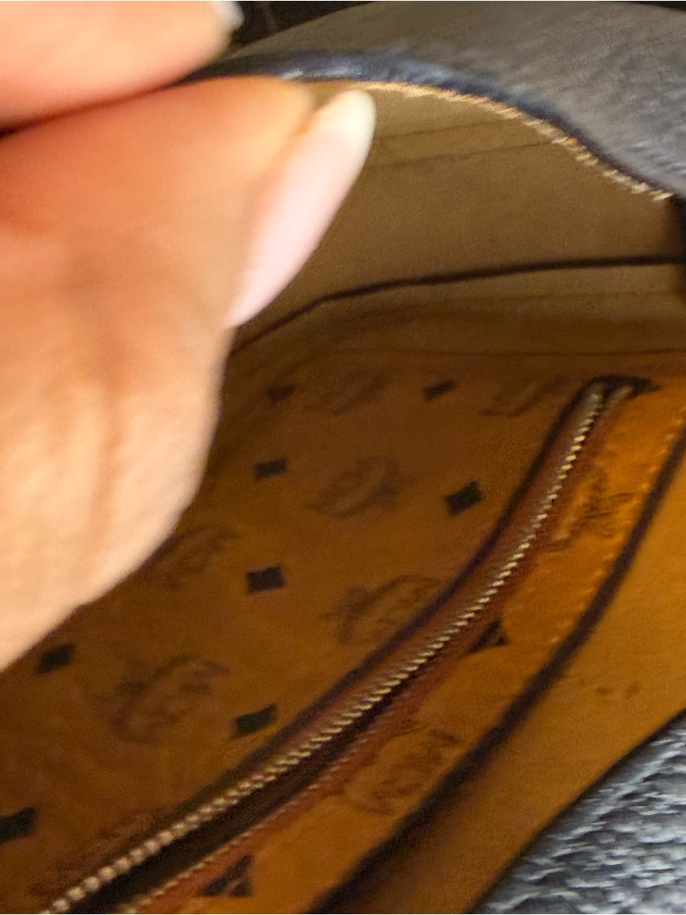 MCM Park Avenue Studded Grained Leather Crossbody Bag – Black - Picture 13 of 15